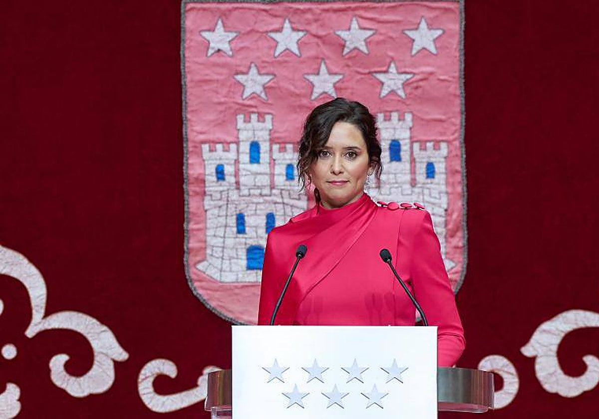 Isabel Díaz Ayuso, presidenta de la Comunidad de Madrid