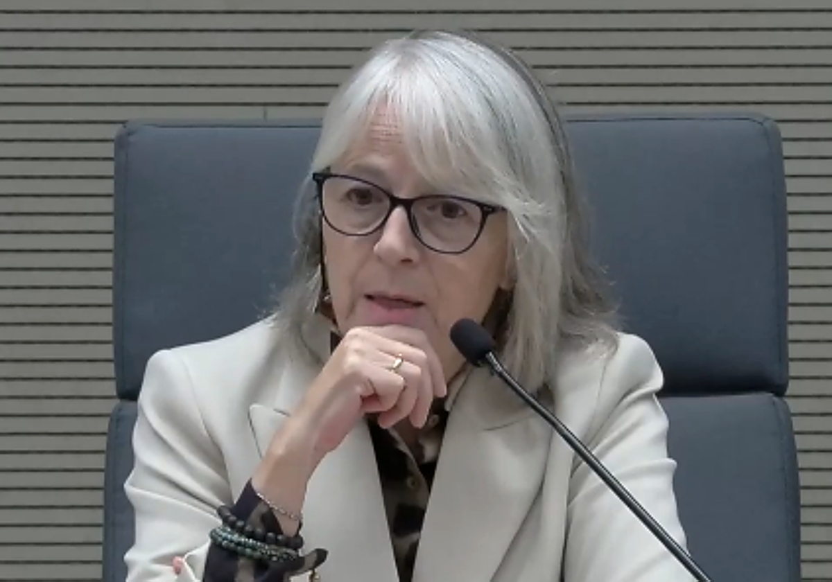 La ya expresidenta de la Agencia EFE, Gabriela Cañas