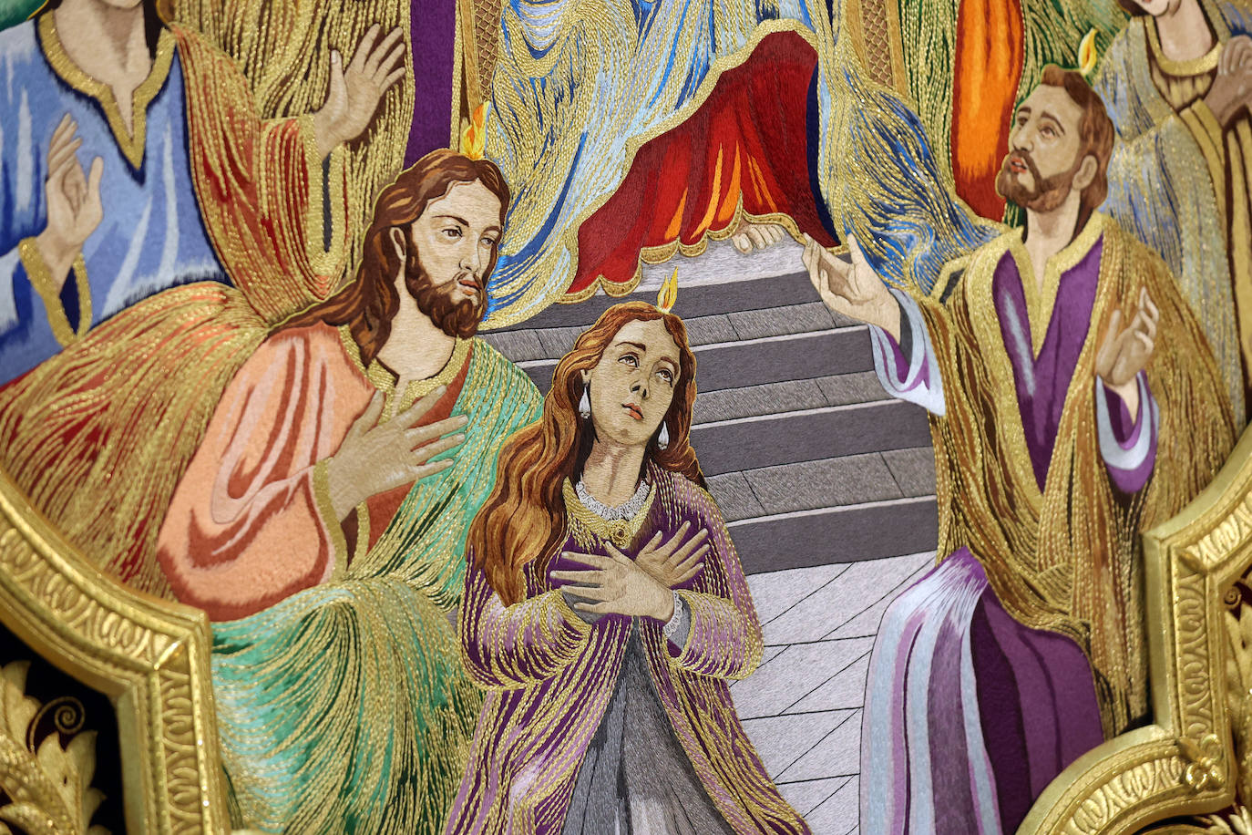 Fotos: La bendición del techo de palio de la Virgen del Dulce Nombre de Córdoba