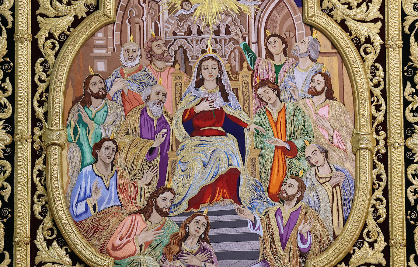 Fotos: La bendición del techo de palio de la Virgen del Dulce Nombre de Córdoba