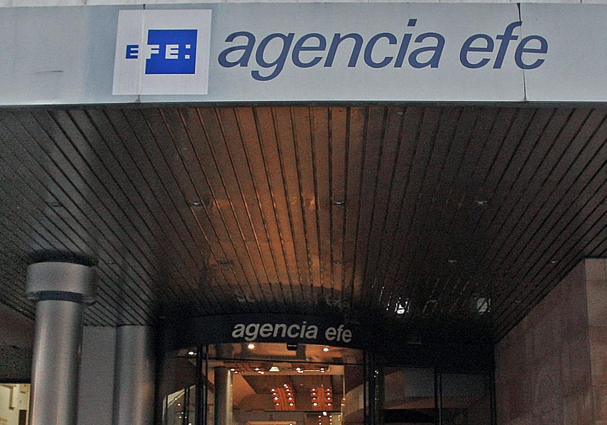 Fachada de la agencia española de noticias, en una imagen de archivo