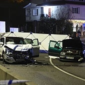 Mueren dos menores en una colisión frontal entre dos coches en Marín (Pontevedra)