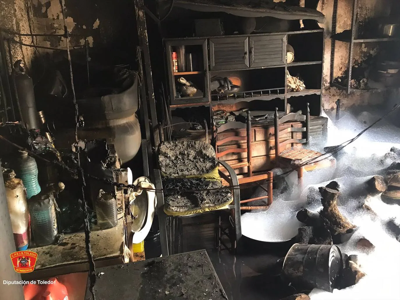 Imagen de archivo de un incendio en una vivienda