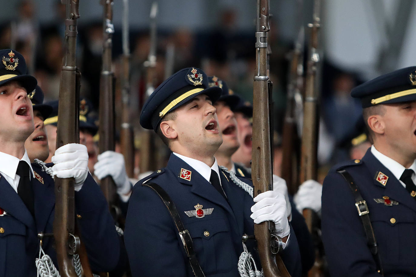 El Ejército del Aire celebra a su patrona en León y Valladolid