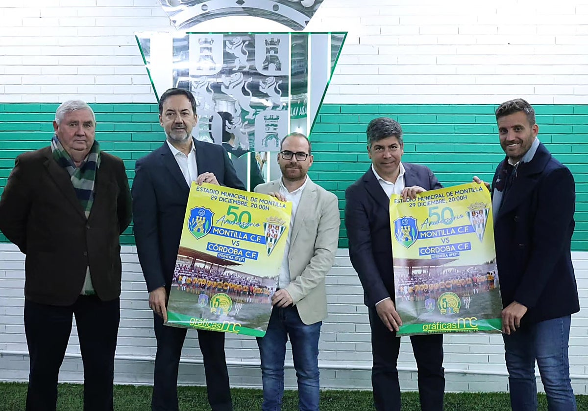 Presentación del partido amistoso entre el Córdoba y el Montilla