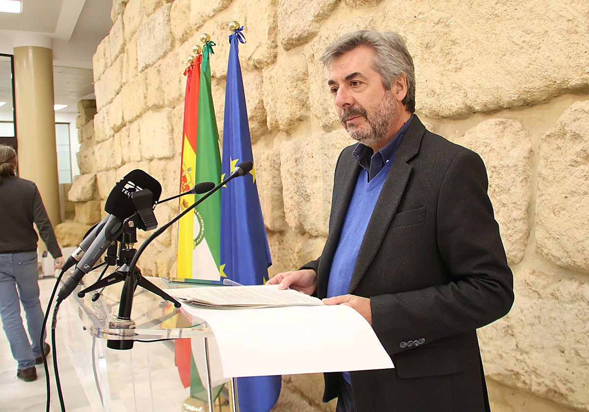 Miguel Ángel Torrico, durante su comparecencia