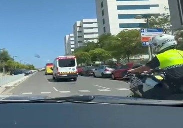 Operativo extraordinario en Valencia para llevar un órgano para el trasplante a un bebé con una hora de vida