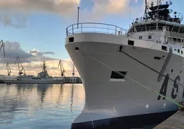 Carnota, el nuevo buque multipropósito de la Armada
