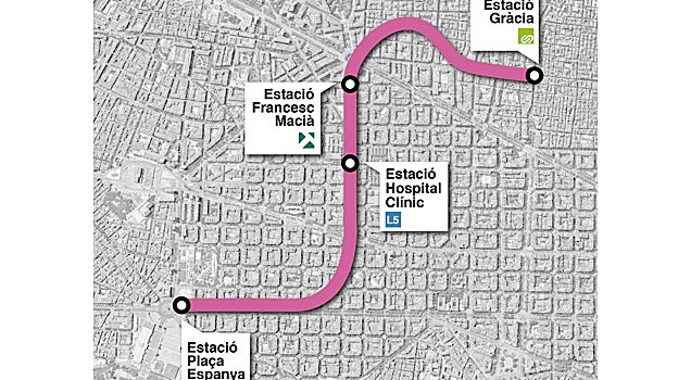 Las obras para unir con los FGC del Vallès y el Llobregat por el centro de Barcelona arrancarán tras la Navidad