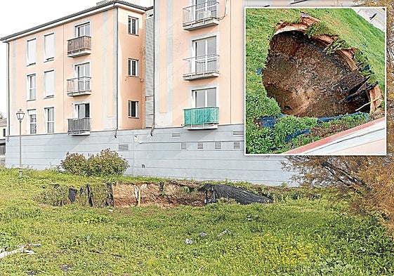 La amenaza 'tragacasas' de un socavón que no para de crecer en Aranjuez
