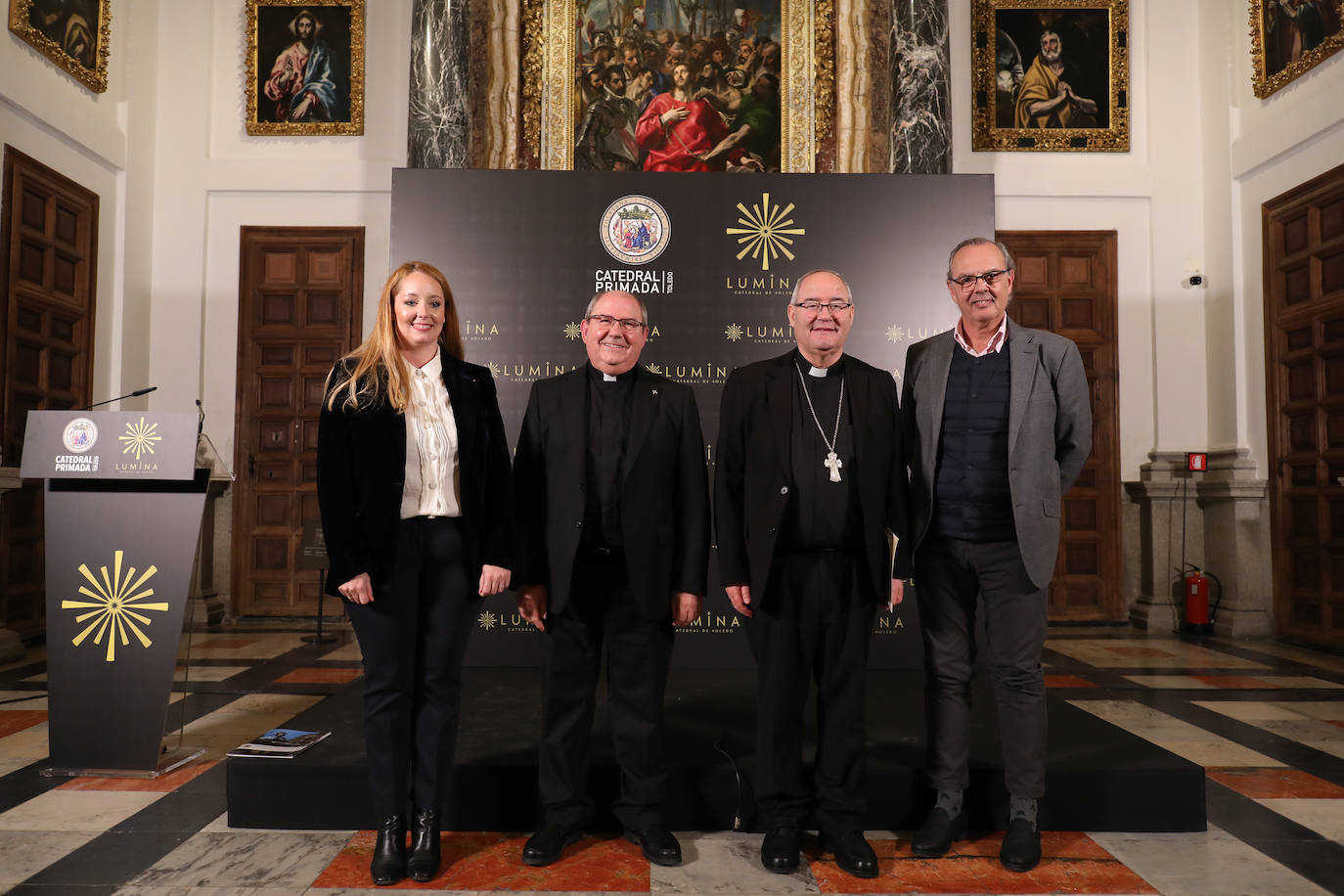 El arzobispo, el deán y los creadores del proyecto
