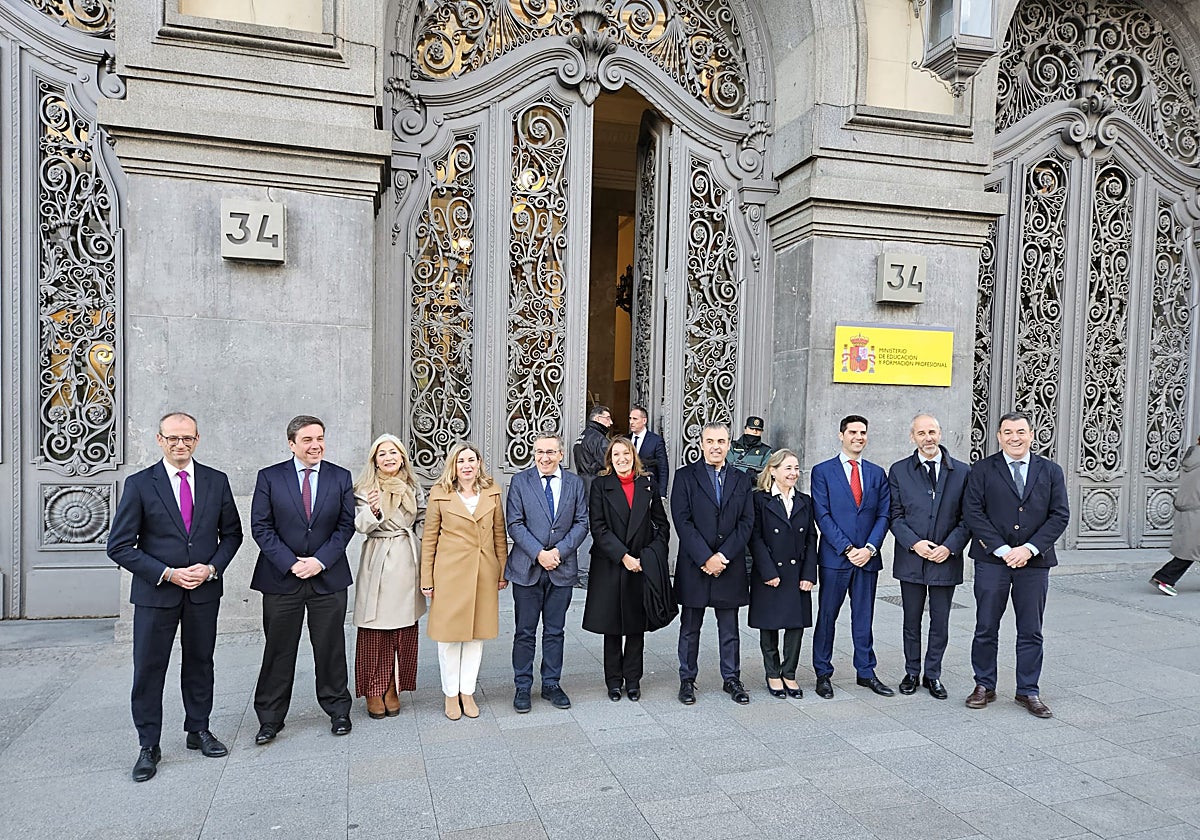 Imagen tomada antes de la Conferencia Sectorial de Educación convocada por el Ministerio de Educación