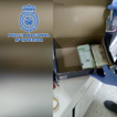 Cajas de zapatos con más de 300.000 euros en efectivo y medio kilo de droga en un punto de venta desarticulado en Gran Canaria