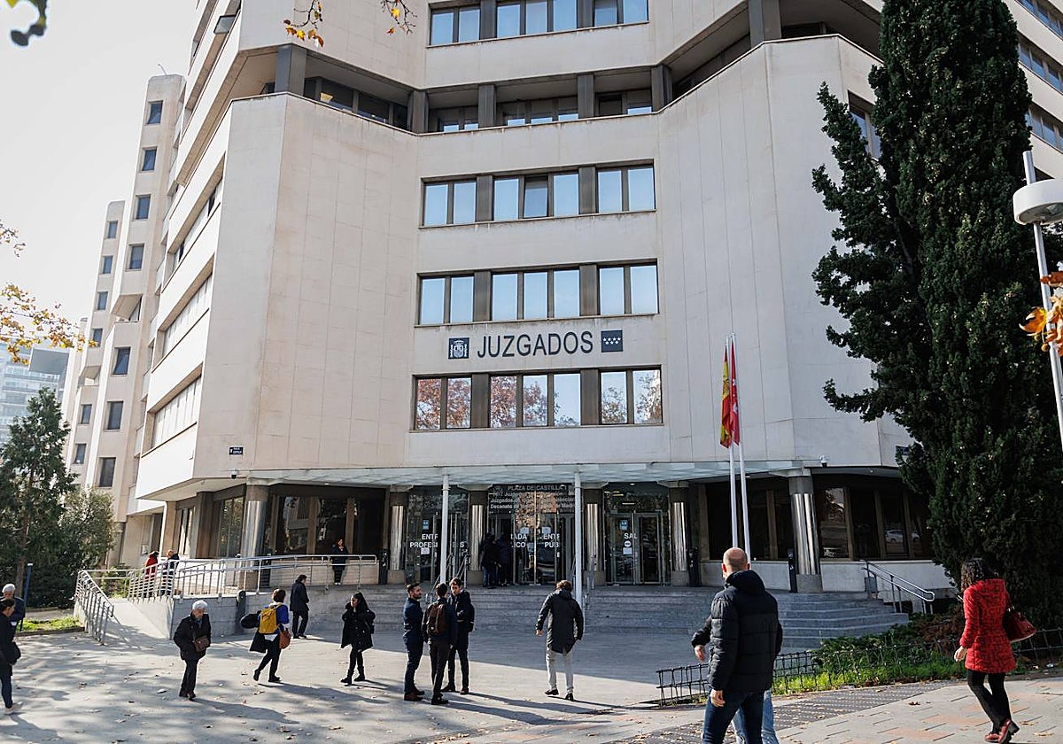 Los juzgados de Plaza de Castilla, en Madrid