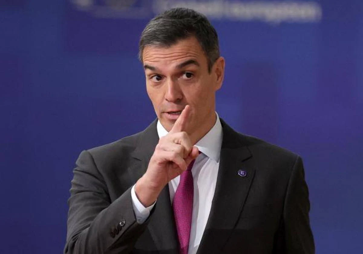 El presidente del Gobierno, Pedro Sánchez, en Bruselas