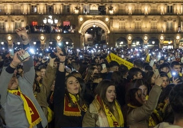 La Nochevieja Universitaria de Salamanca se salda con dos detenidos, 62 incidencias y 5.500 kilos de basura