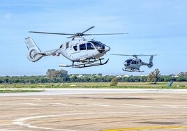 Los helicópteros H135, los únicos en servicio en los tres ejércitos, Policía Nacional y Guardia Civil
