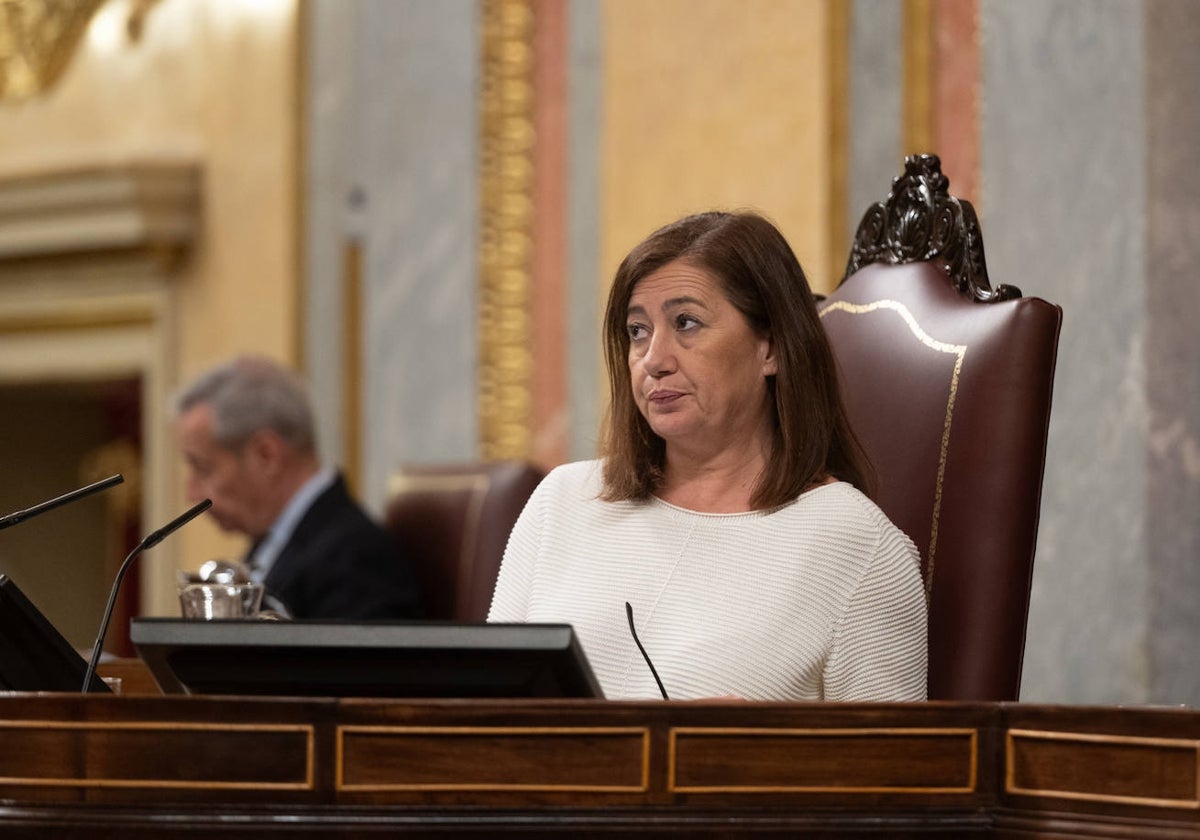 La presidenta del Congreso, Francina Armengol