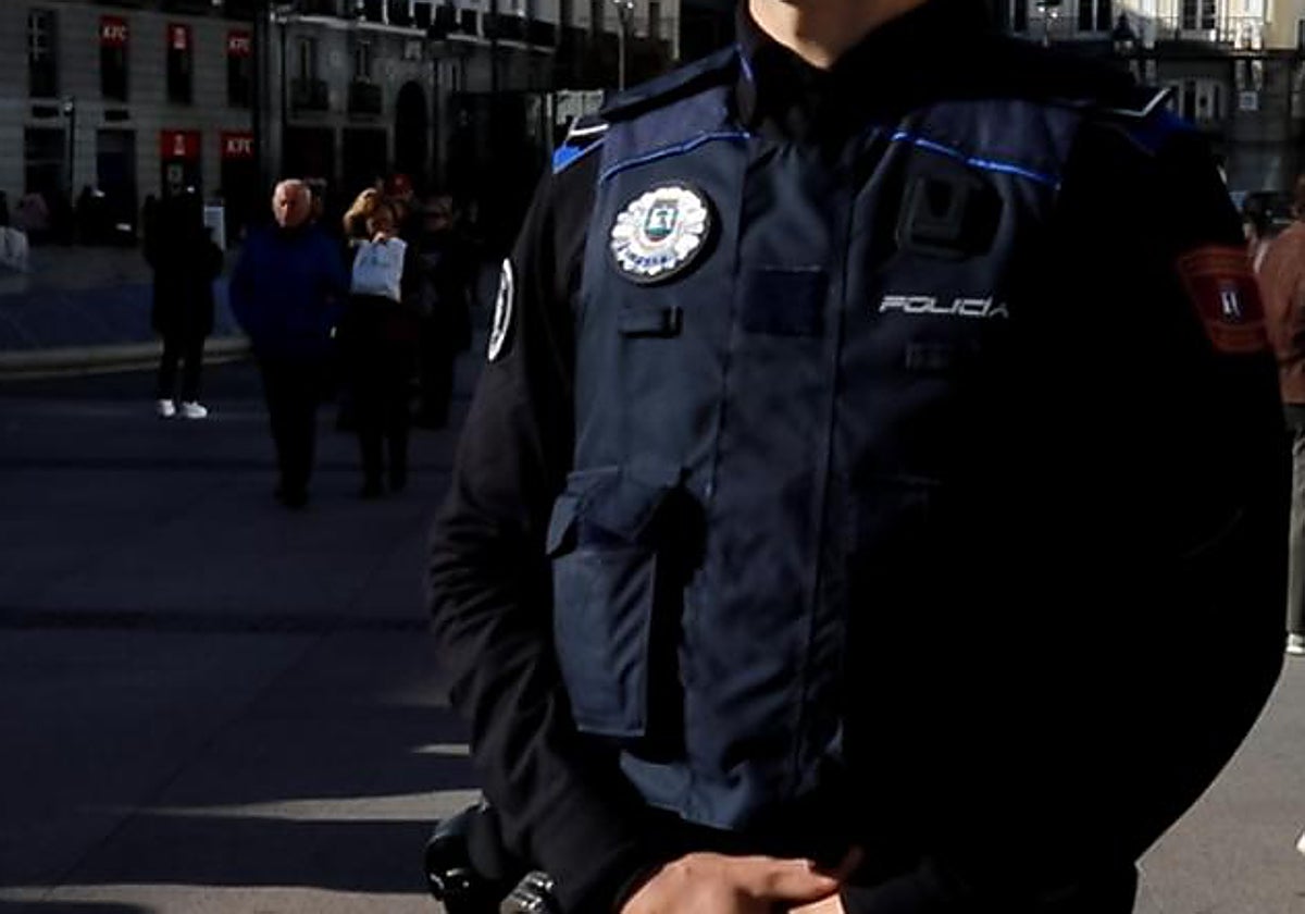 Imagen de archivo de un policía municipal