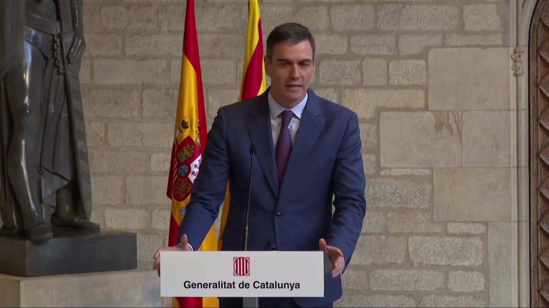 Sánchez no es partidario de cambiar la Ley de Amnistía