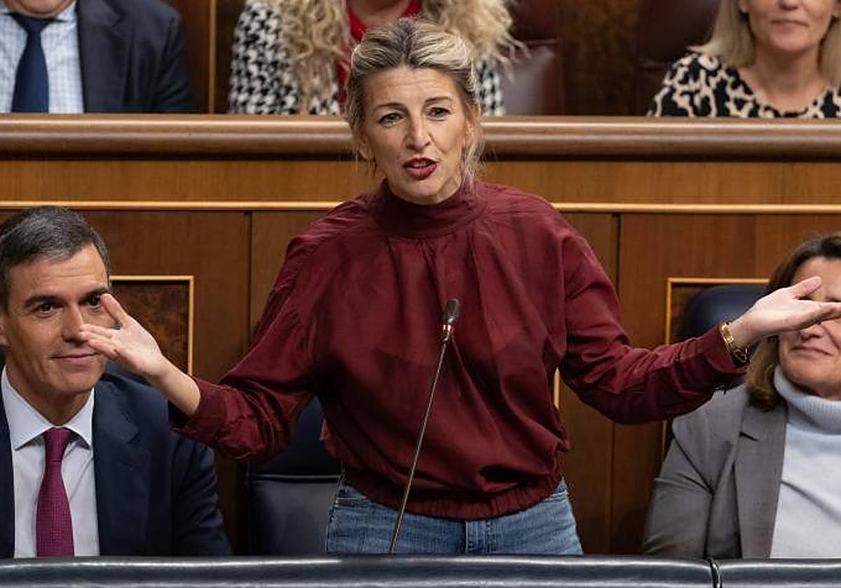 La vicepresidenta segunda del Gobierno, Yolanda Díaz