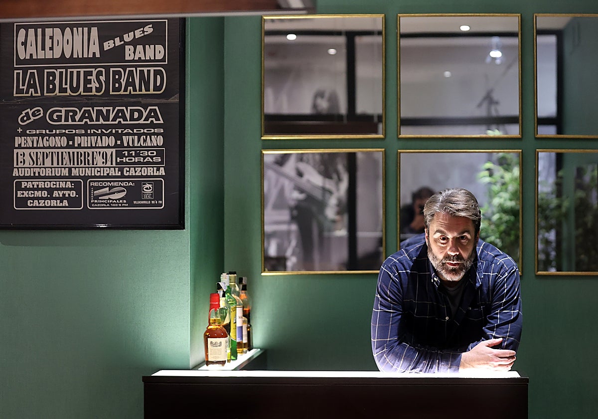 El empresario, en una sala de la sede de Riff, en Gran Capitán