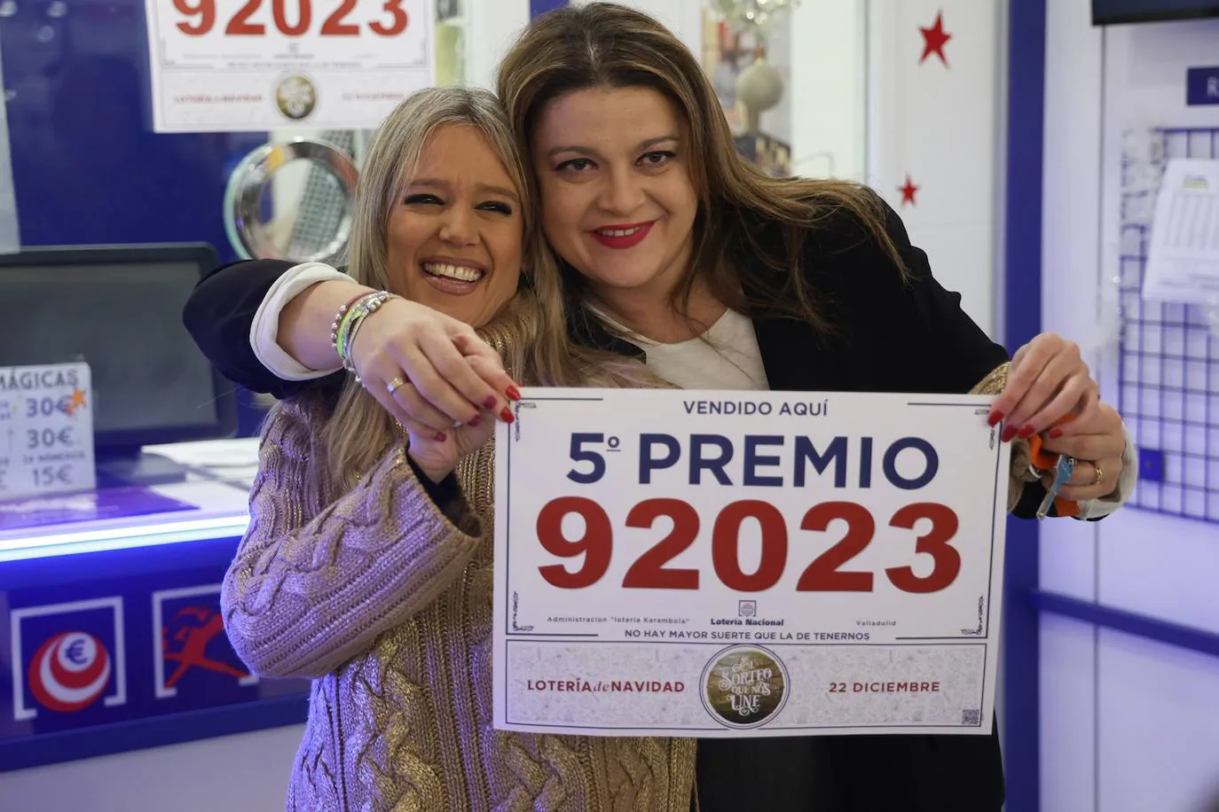 La administración del Centro Comercial Vallsur reparte 288.000 euros de un quinto premio