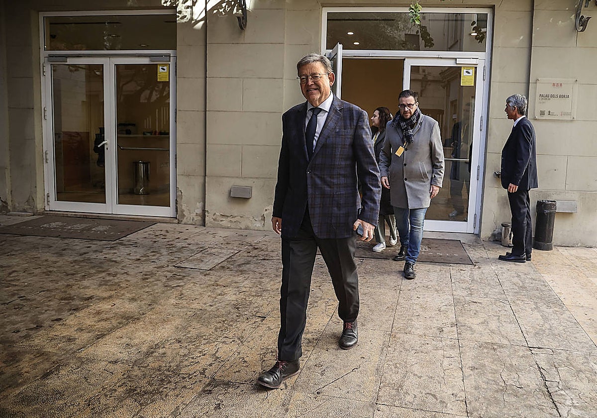 Imagen del expresidente de la Generalitat Valenciana, Ximo Puig