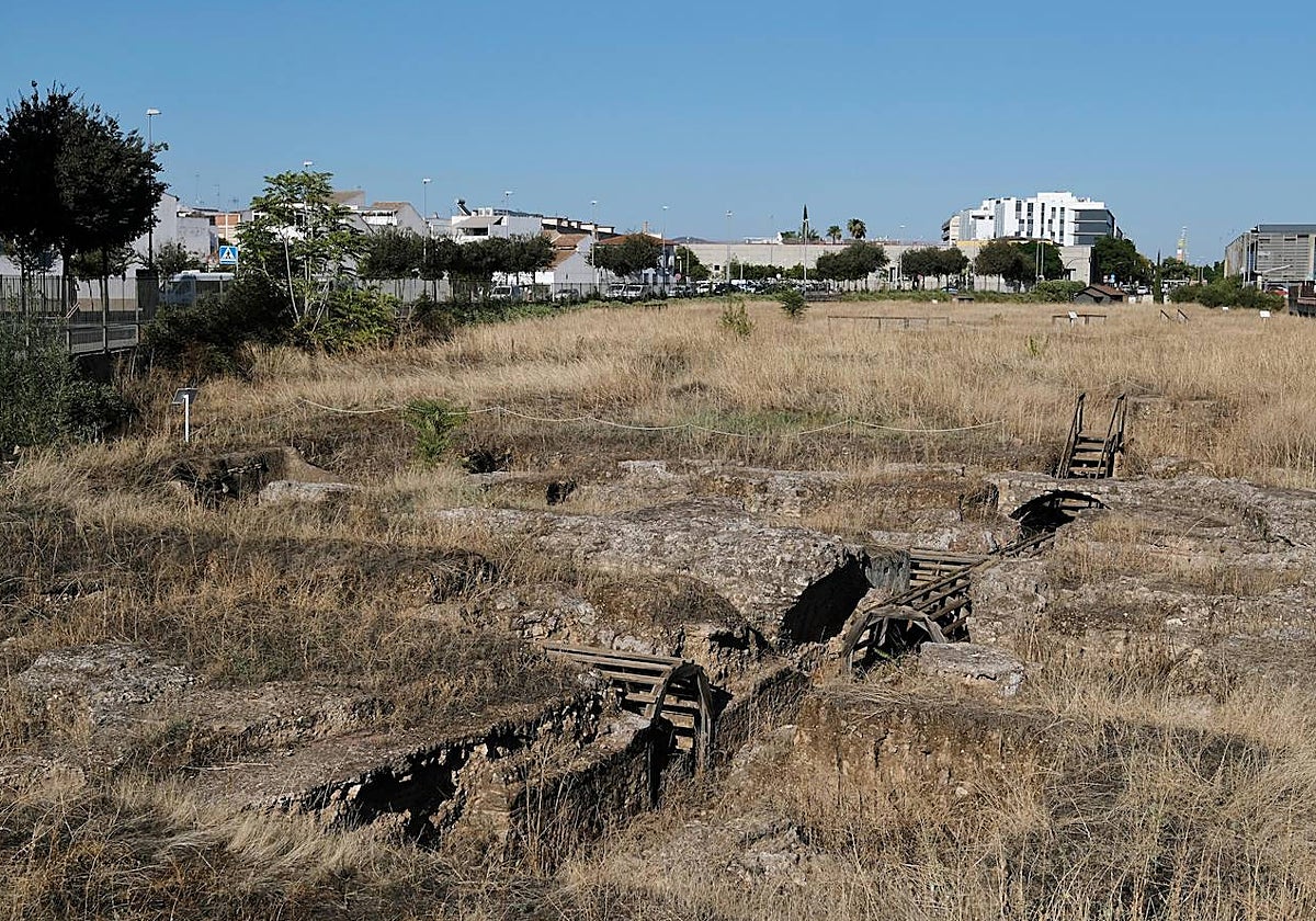 Restos en el enclave arqueológico de Cercadilla en Córdoba