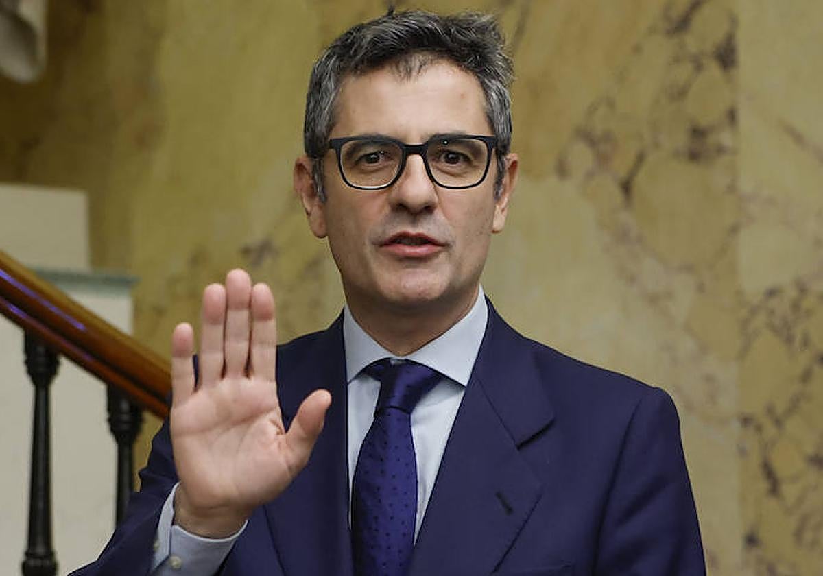 Félix Bolaños, ministro de Presidencia, Justicia y Relaciones con las Cortes