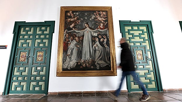 Lienzo de la Virgen de la Merced en la sede de la Diputación Provincial de Córdoba