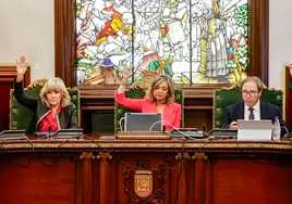 La moción de censura en el Ayuntamiento de Pamplona, en imágenes