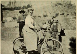 'Toledo Olvidado' recrea la increíble visita de Fanny Bullock Workman en bicicleta a Toledo en 1895