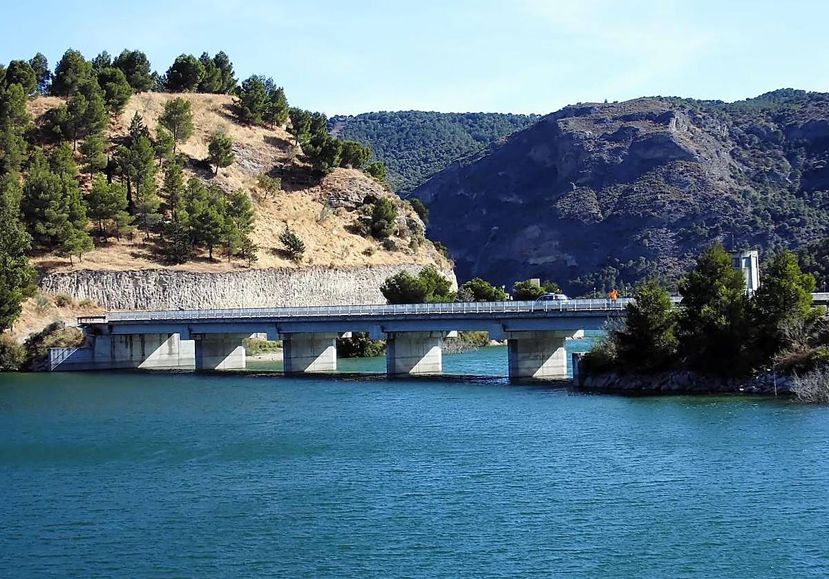 Presa del Conde de Guadalhorce, donde se han acometido trabajos de reducción de pérdidas de agua