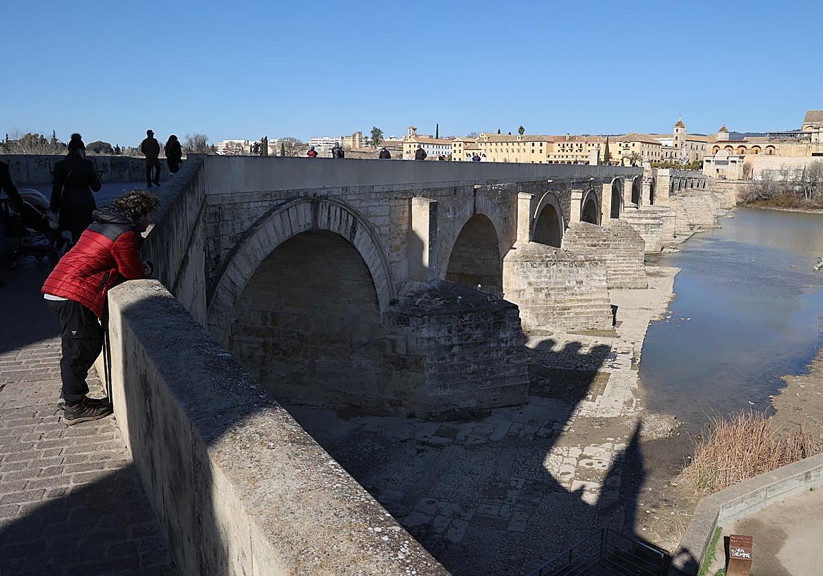 Imagen del Puente Romano, con la Mezquita-Catedral al fondo