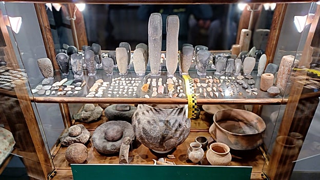 Detalles del material incautado por la Guardia Civil