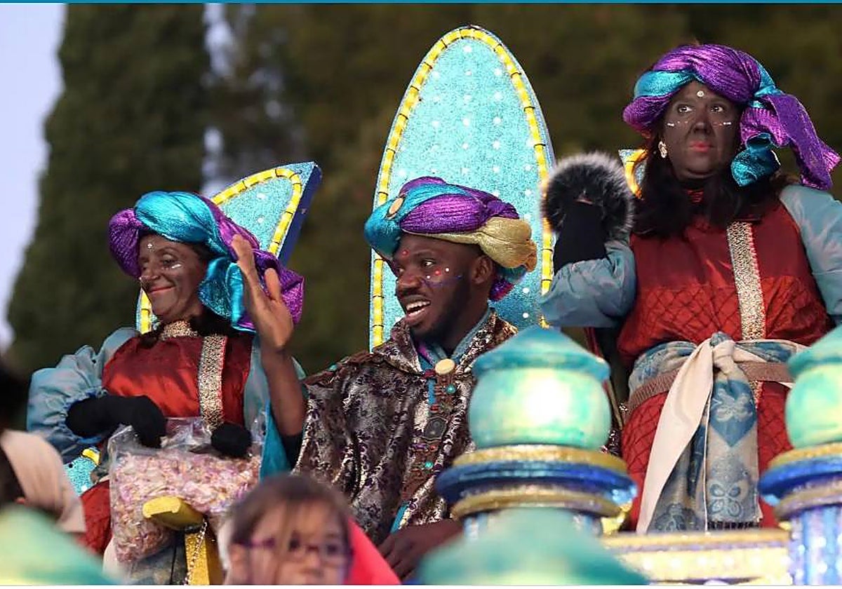Imagen de archivo de Baltasar en la participación de la cabalgata de Reyes