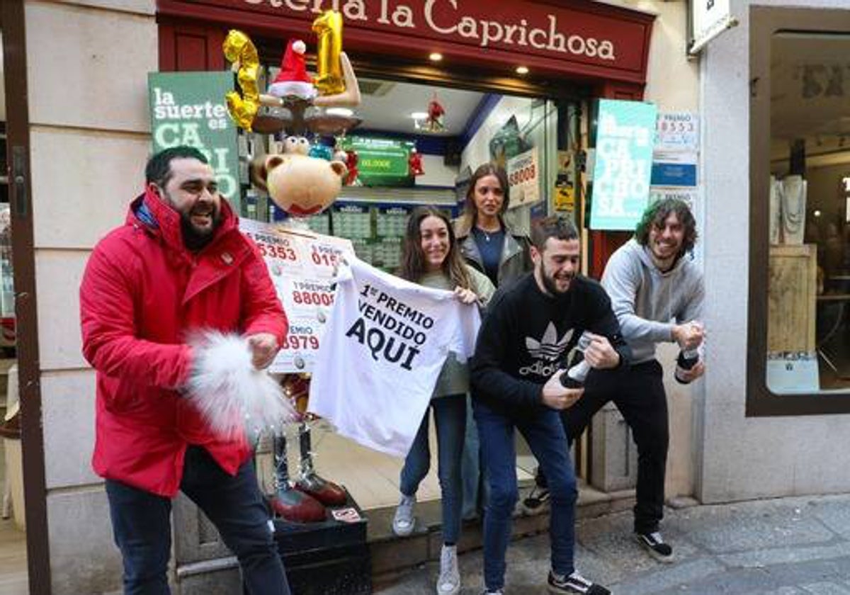 La administración 'La Caprichosa' de Toledo ha vendido décimos del primer premio