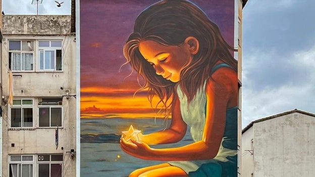 Mural del artista Kato en Fuengirola (Málaga)