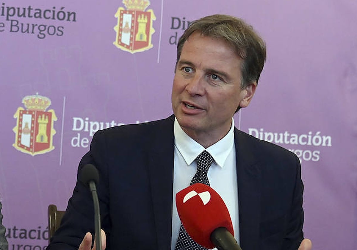 El presidente del PP de Burgos, Borja Suárez, en una reciente imagen de archivo