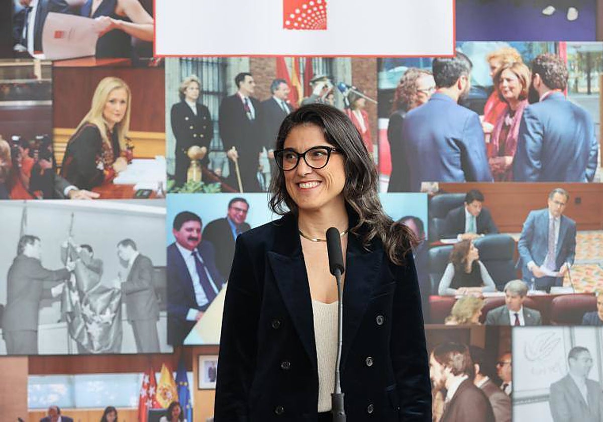 La portavoz de Más Madrid en la Asamblea, Manuela Bergerot