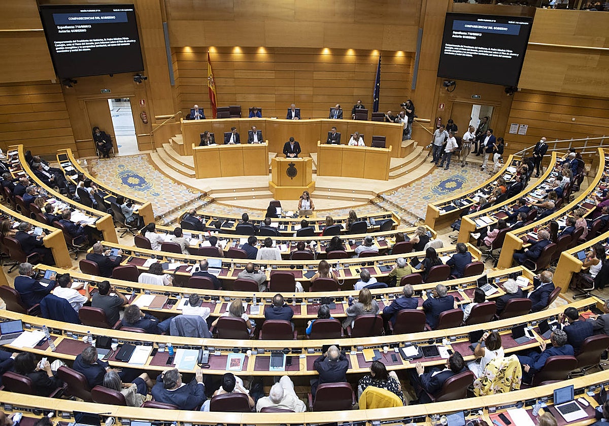 Hemiciclo del Senado, en un pleno