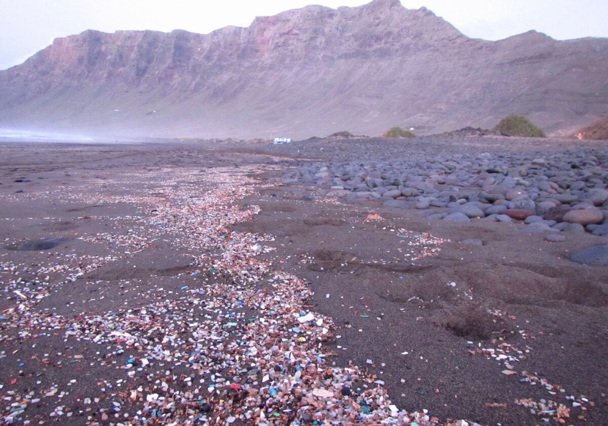 Microplásticos  en Famara, Lanzarote