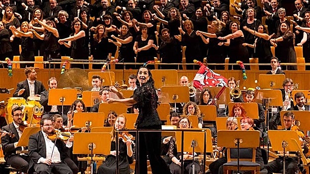 Silvia Sanz, directora de la Orquesta Metropolitana de Madrid