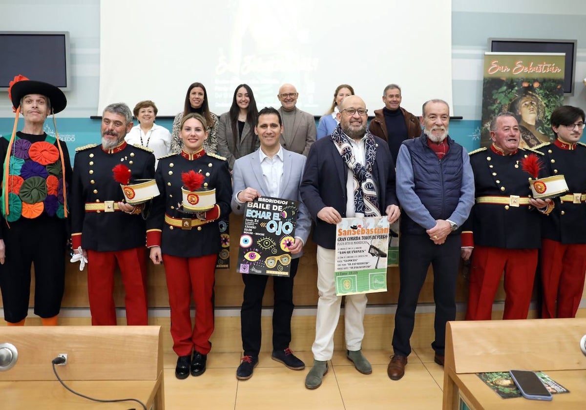 Presentación de las fiestas de San Sebastián de Madridejos en la Diputación de Toledo