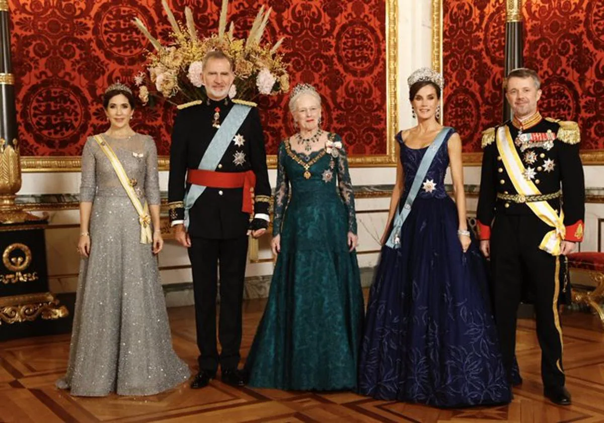 Los Reyes de España con los de Dinamarca