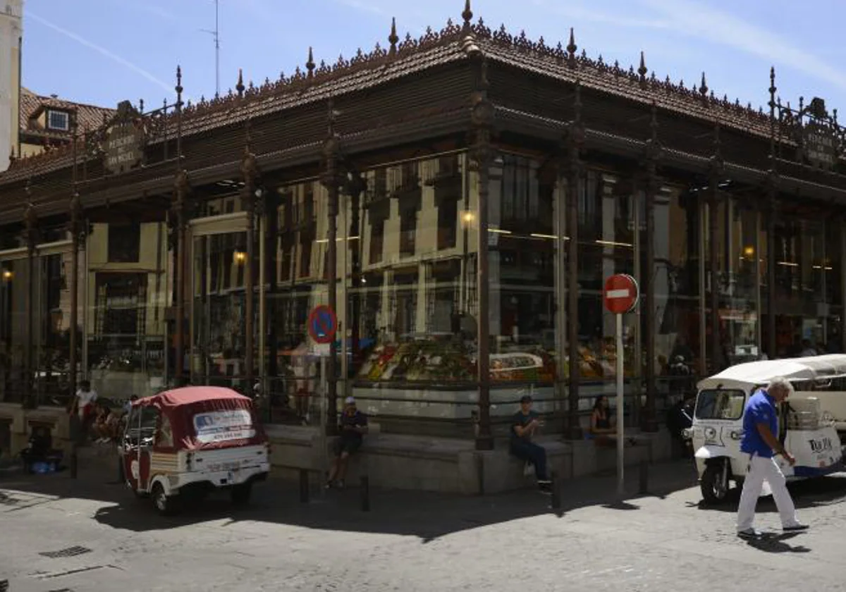 Vista exterior del Mercado de San Miguel