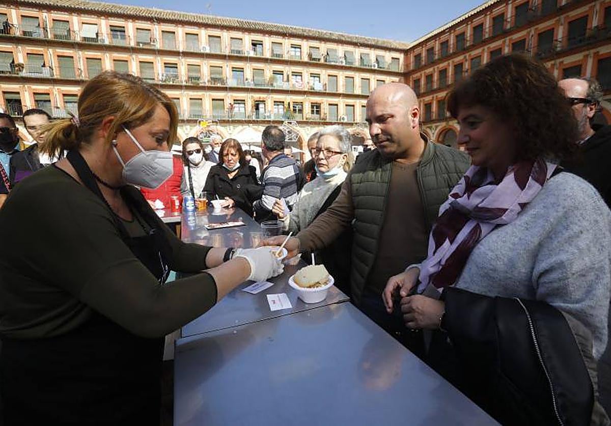 'Salmorejá' en la plaza de la Corredera en una imagen de archivo