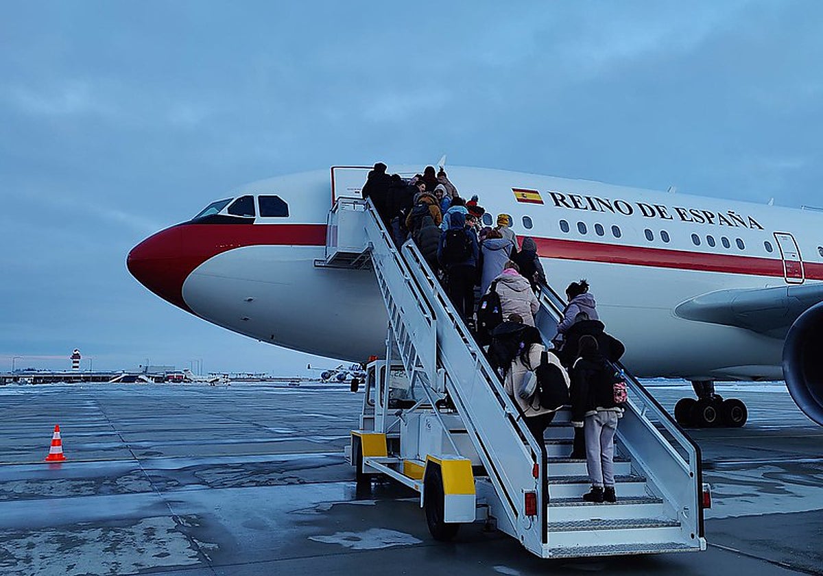 Llegada de los familiares de fallecidos ucranianos