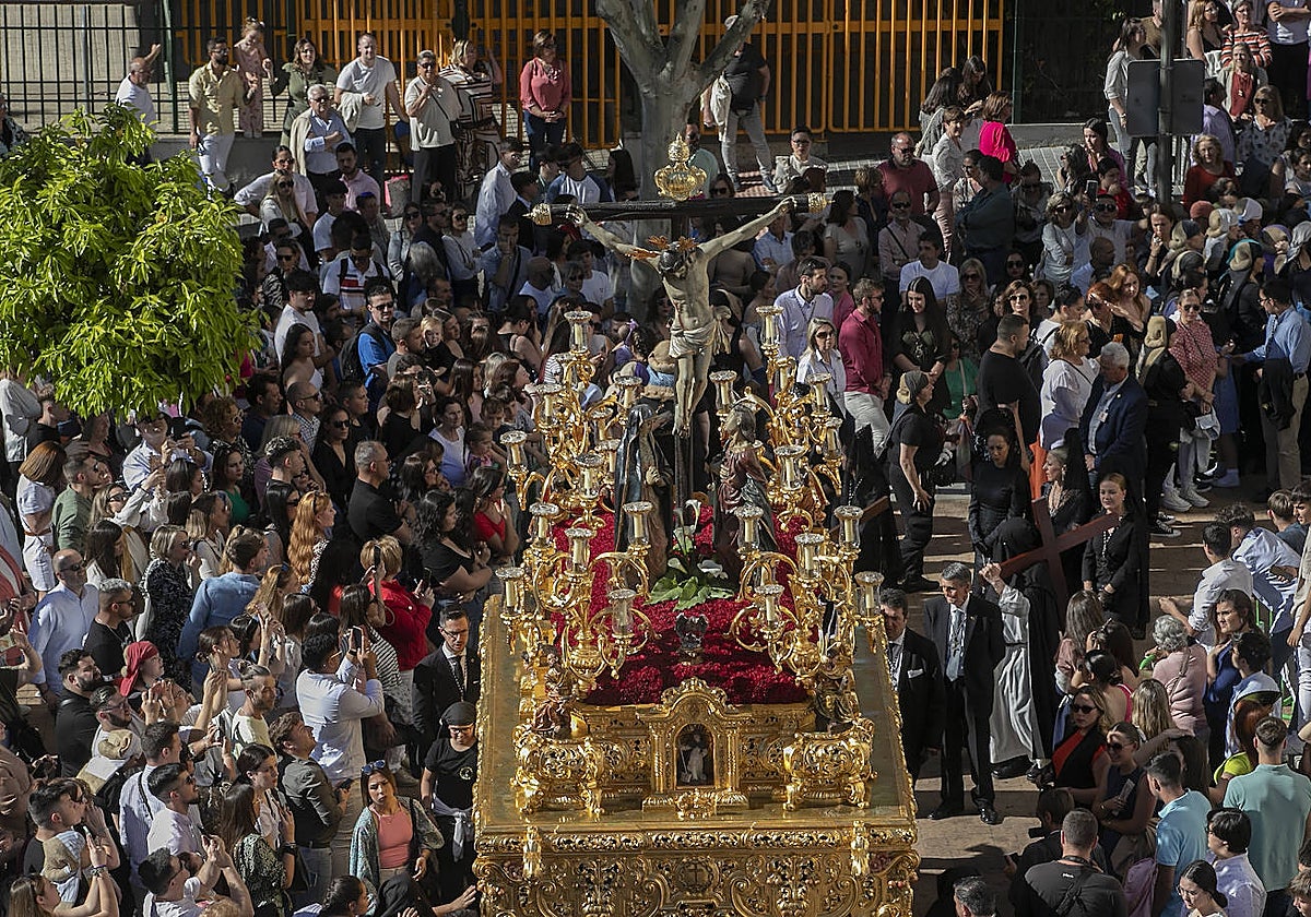El Cristo del Amor, en la estación de penitencia de 2023